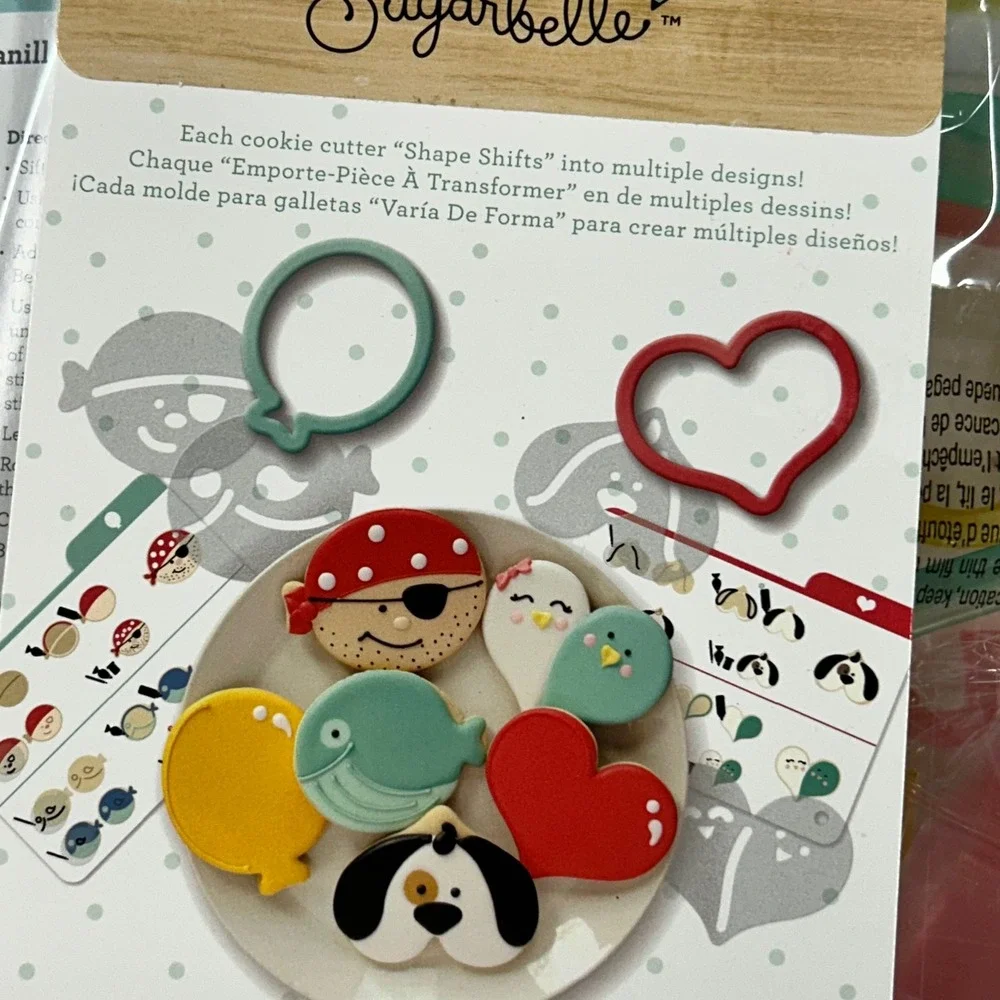 Sweet Sugarbelle Shape Shifters‎ Cookie Cutter Set 2-Piece Bundle Baking Shapes